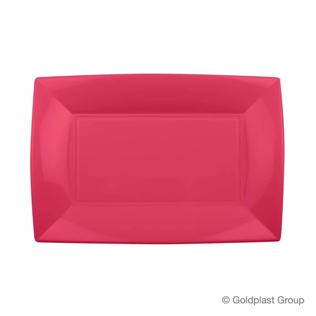 Piatti Rettangolari Nice Coral 28x19 cm 8 pz GOLD PLAST