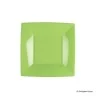 Piatti Dessert Nice Verde Acido 18x18 cm 25pz GOLD PLAST