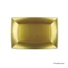 Piatti Rettangolari Nice Oro 29x19 cm 12pz GOLD PLAST