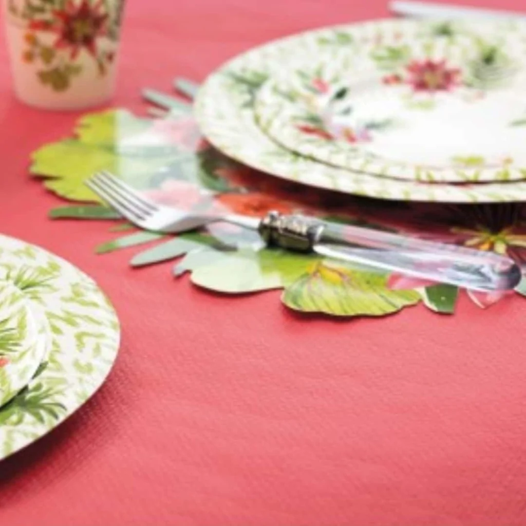 Sottopiatti Sagomati Passion Flowers 35 cm 4pz GIVI ITALIA