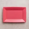 Piatti Rettangolari Nice Coral 28x19 cm 8 pz GOLD PLAST
