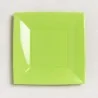 Piatti Dessert Nice Verde Acido 18x18 cm 25pz GOLD PLAST