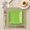 Piatti Dessert Nice Verde Acido 18x18 cm 25pz GOLD PLAST