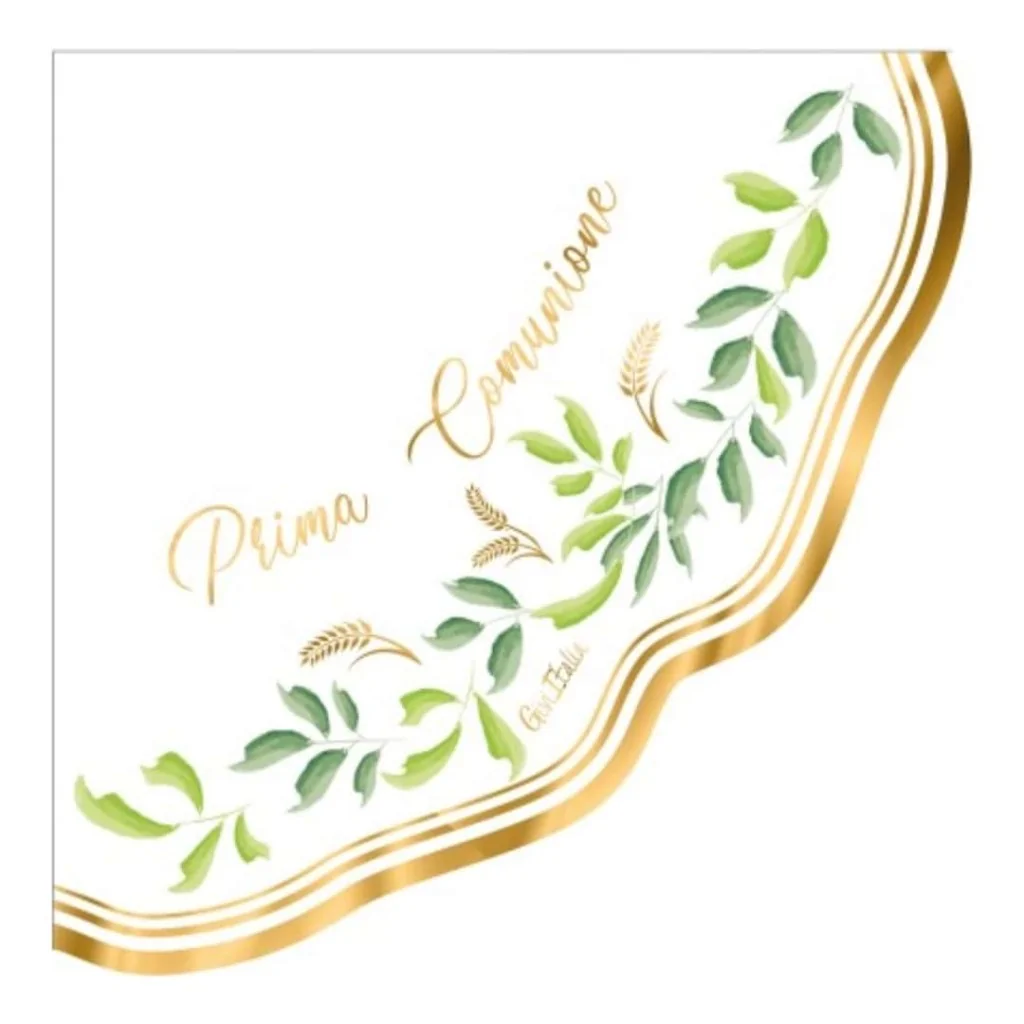 Tovaglioli New Liberty Prima Comunione 33x33 cm 16pz GIVI ITALIA