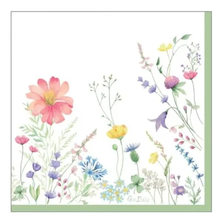 Tovaglioli Il Giardino Verdi 33x33 cm 16pz GIVI ITALIA