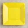 Piatti Dessert Nice Giallo Limone 18x18 cm 6pz GOLD PLAST