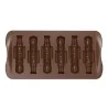 Stampo Silicone n° 6 Cioccolatini Schiaccianoci 26x84 H 14 mm