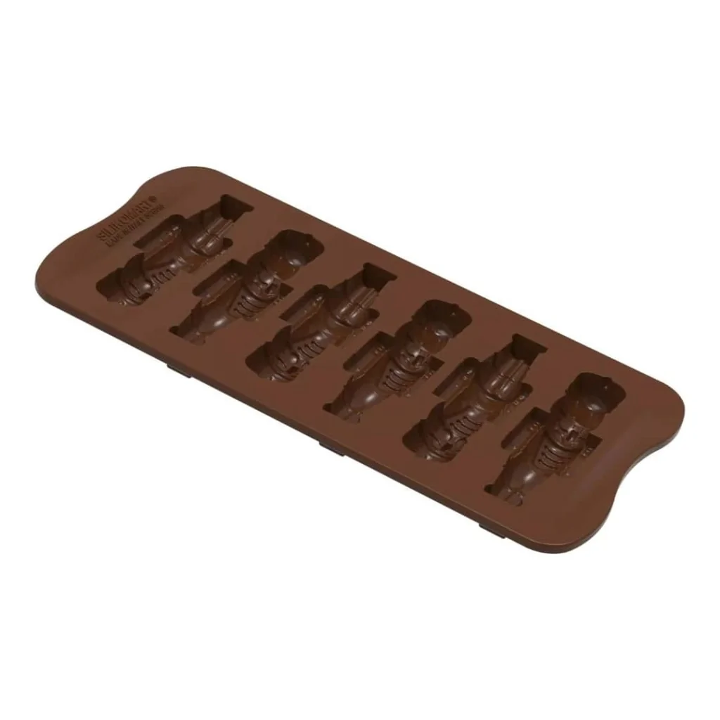 Stampo Silicone n° 6 Cioccolatini Schiaccianoci 26x84 H 14 mm