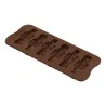 Stampo Silicone n° 6 Cioccolatini Schiaccianoci 26x84 H 14 mm