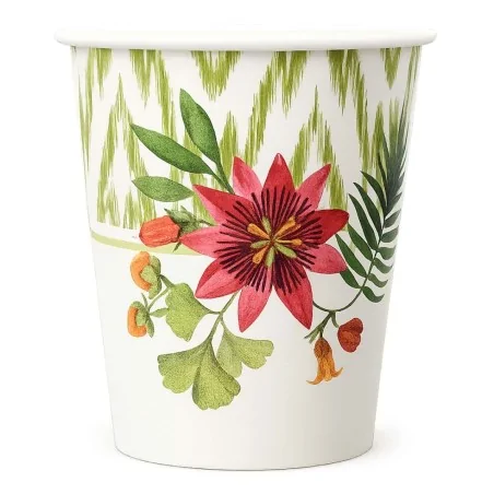 Bicchieri Passion Flowers Verdi 250 cc 8pz GIVI ITALIA