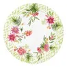 Piatti Piani Passion Flowers Verdi 27 cm 8pz GIVI ITALIA