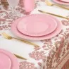 Piatti Dessert Rosa Geranio 21 cm 8pz GIVI ITALIA