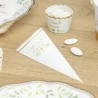 Coni Porta Confetti Prima Comunione Oro 8x17 cm 10pz GIVI ITALIA
