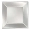 Piatti Piani Nice Bianco Perlè 23x23 cm 15pz GOLD PLAST