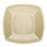 Piatti Piani Square Champagne 23x23 cm 15pz GOLD PLAST
