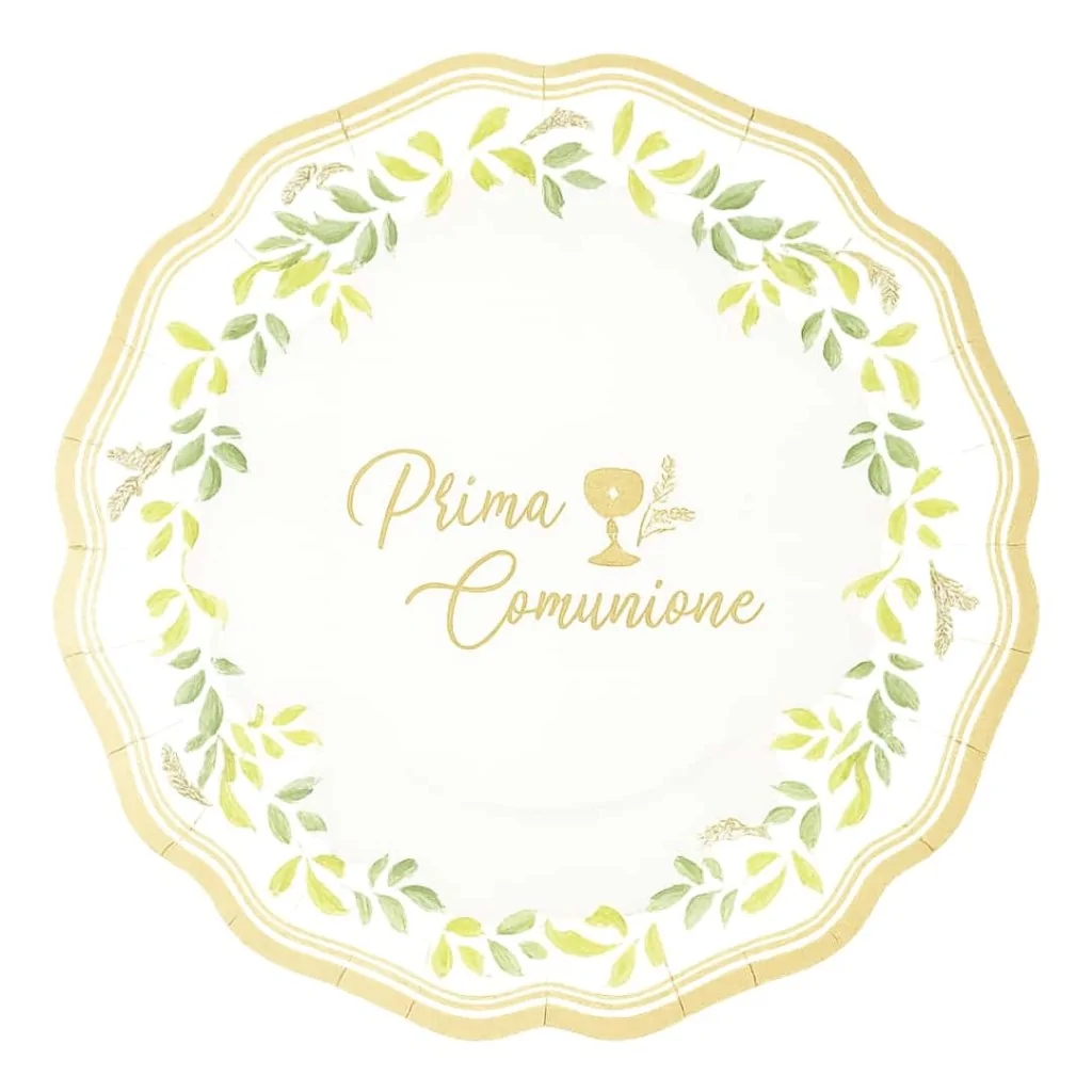 Piatti Piani New Liberty Prima Comunione 27 cm 8pz GIVI ITALIA