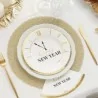 Piatti Happy New Year Orologio ø 23 cm 8 pz GIVI ITALIA