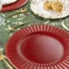 Piatti Fondi Rosso Rubino ø 24 cm 8 pz GIVI ITALIA