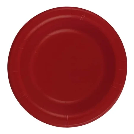 Piatti Fondi Rosso Rubino ø 24 cm 8 pz GIVI ITALIA