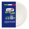 Piatto Frutta Reusable Bianco 17 cm 33pz DOPLA