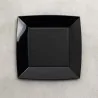 Piatti Piani Nice Neri 23x23 cm 15pz GOLD PLAST