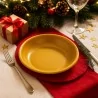 Piatto Fondo Reusable Oro 20,5 cm 25pz DOPLA