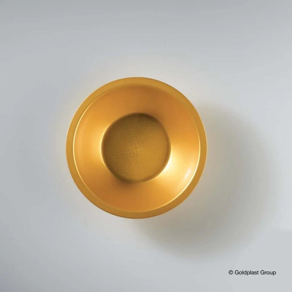 Ciotolina Aperitivo Round Oro 450 cc 6 pz GOLD PLAST