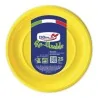 Piatto Fondo Reusable Giallo 20,5 cm 25pz DOPLA