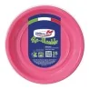 Piatto Fondo Reusable Fucsia 20,5 cm 25pz DOPLA