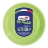 Piatto Fondo Reusable Verde Acido 20,5 cm 25pz DOPLA
