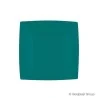 Piatti Dessert Nice Verdi Teal Green 18x18 cm 25pz GOLD PLAST