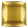 Piatti Dessert Nice Oro 18x18 cm 12pz GOLD PLAST
