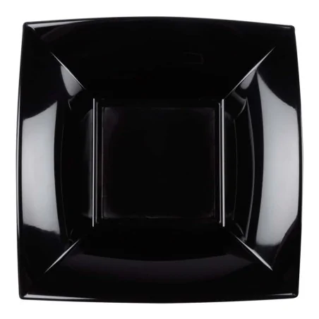 Piatti Fondi Quadrati Nice Riutilizzabili 18x18 cm 25 pz GOLD