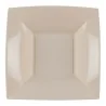 Piatti Fondi Quadrati Nice Riutilizzabili 18x18 cm 25 pz GOLD