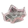 Contenitore Confetti Pet Pois Rosa 22,5x22,5x12 cm GIVI ITALIA