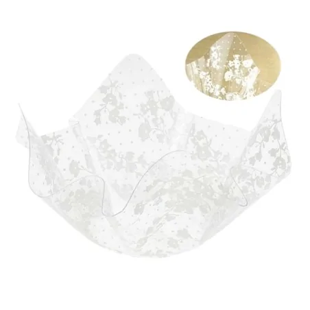 Contenitore Confetti Decoro Bianco Pet 26x26x15,5 cm GIVI ITALIA