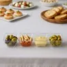 Vassoio Aperitivo 4 Scomparti Trasparente DT