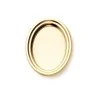 Vassoi Dolci Mignon Oro Ovali 6,3x8,3 cm 100pz POLOPLAST