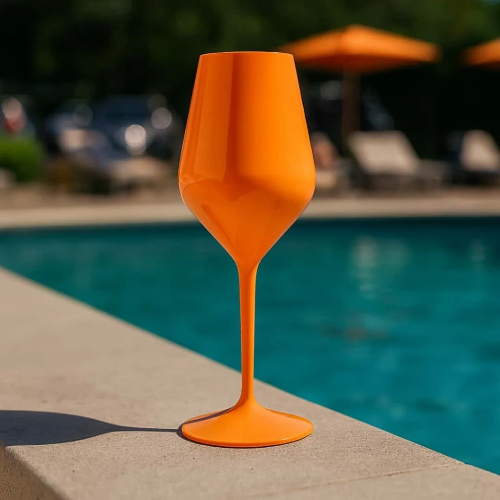 Calice Vino Cocktail Arancione 470 cc GOLD PLAST