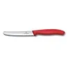 Coltello Tavola Pizza Seghettato Rosso Swiss Classic 11 cm
