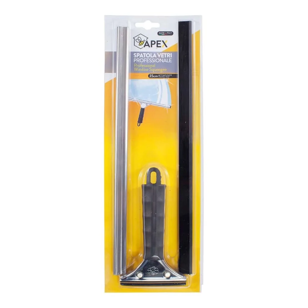 Tergivetro Inox Professionale con Gomma 35 cm APEX