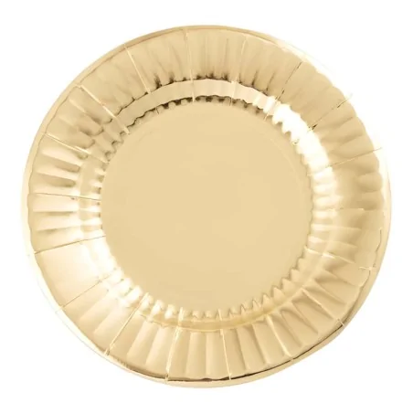 Piatti Piani Oro Gold Satin ø 27 cm 8 pz GIVI ITALIA