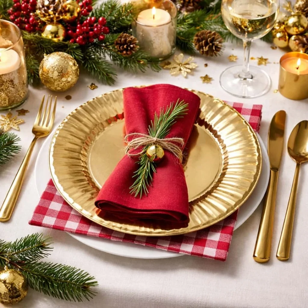 Piatti Piani Oro Gold Satin ø 27 cm 8 pz GIVI ITALIA