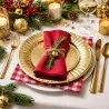 Piatti Piani Oro Gold Satin ø 27 cm 8 pz GIVI ITALIA