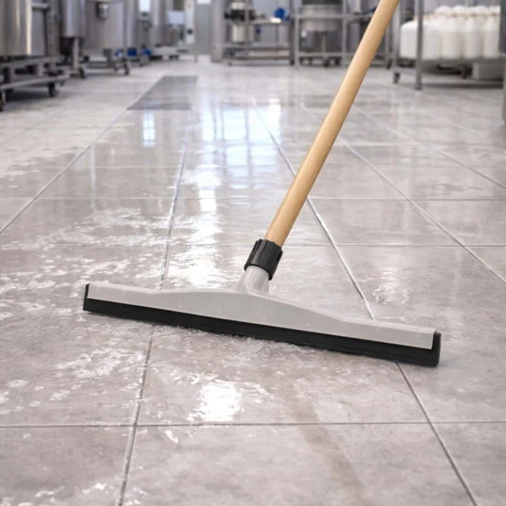 Tiracqua Plastica Grigio con Gomma 35 cm VDM