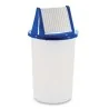 Coperchio per Bidone Ondina Blu Bianco GIGANPLAST