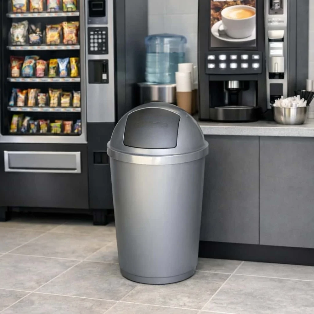 Pattumiera Zeus Grigia con Push 40 lt DT