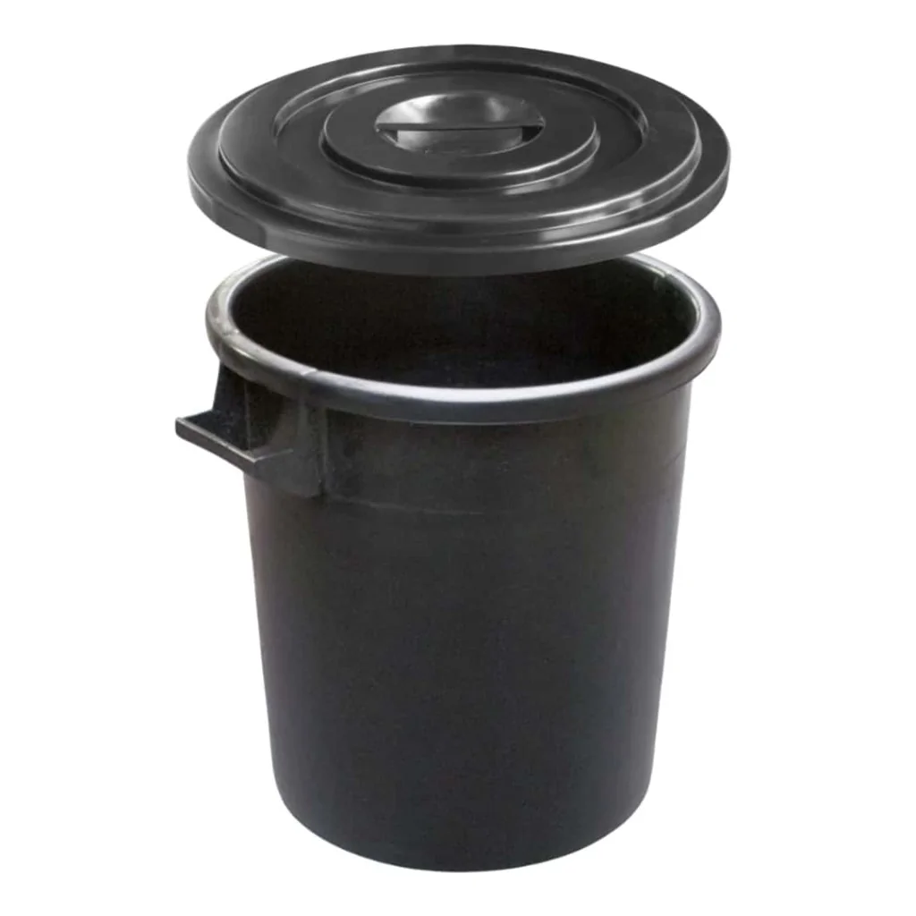 Coperchio Nero Per Bidone Industriale MOBIL PLASTIC