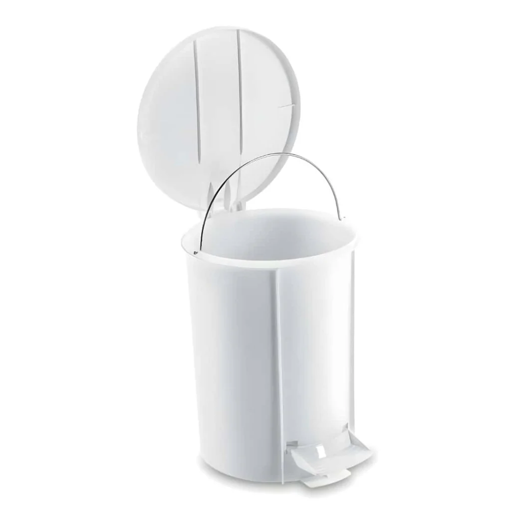 Pattumiera Rifiuti Mini Domus Bianca 6 lt GIGANPLAST