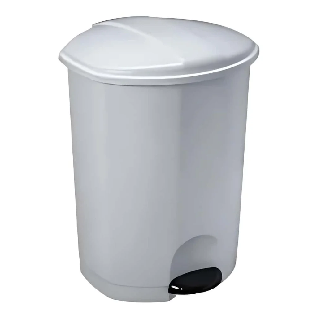 Pattumiera Rifiuti Plastica Mini Bianca 5 lt MEDIAL
